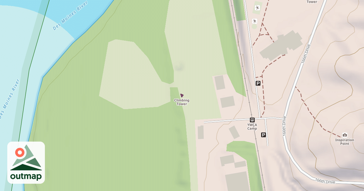 Map of Climbing Tower