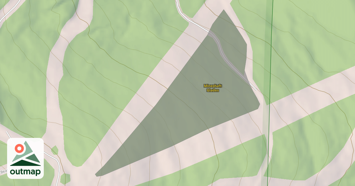 Map of Mineshaft Glades