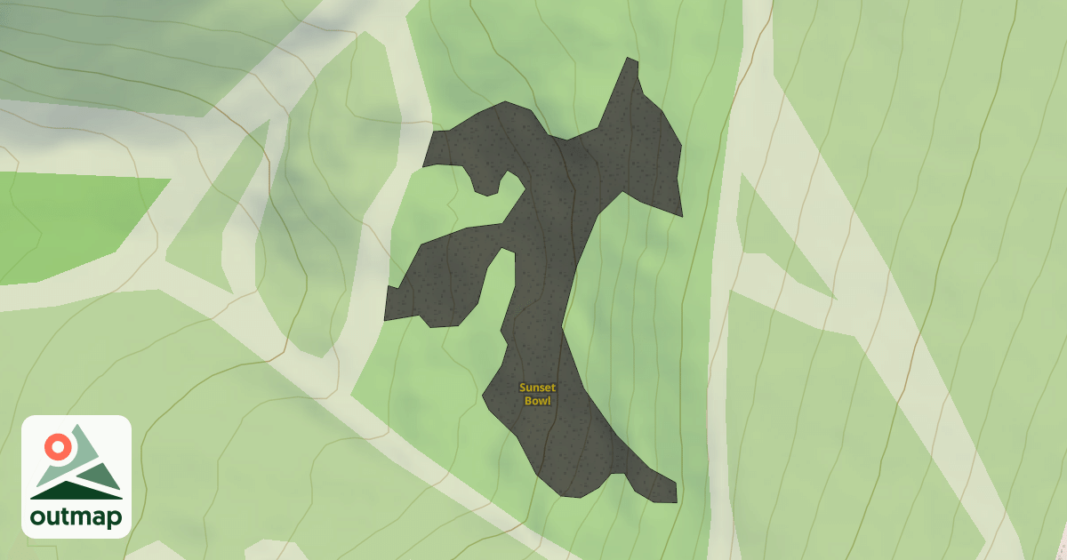 Map of Sunset Bowl