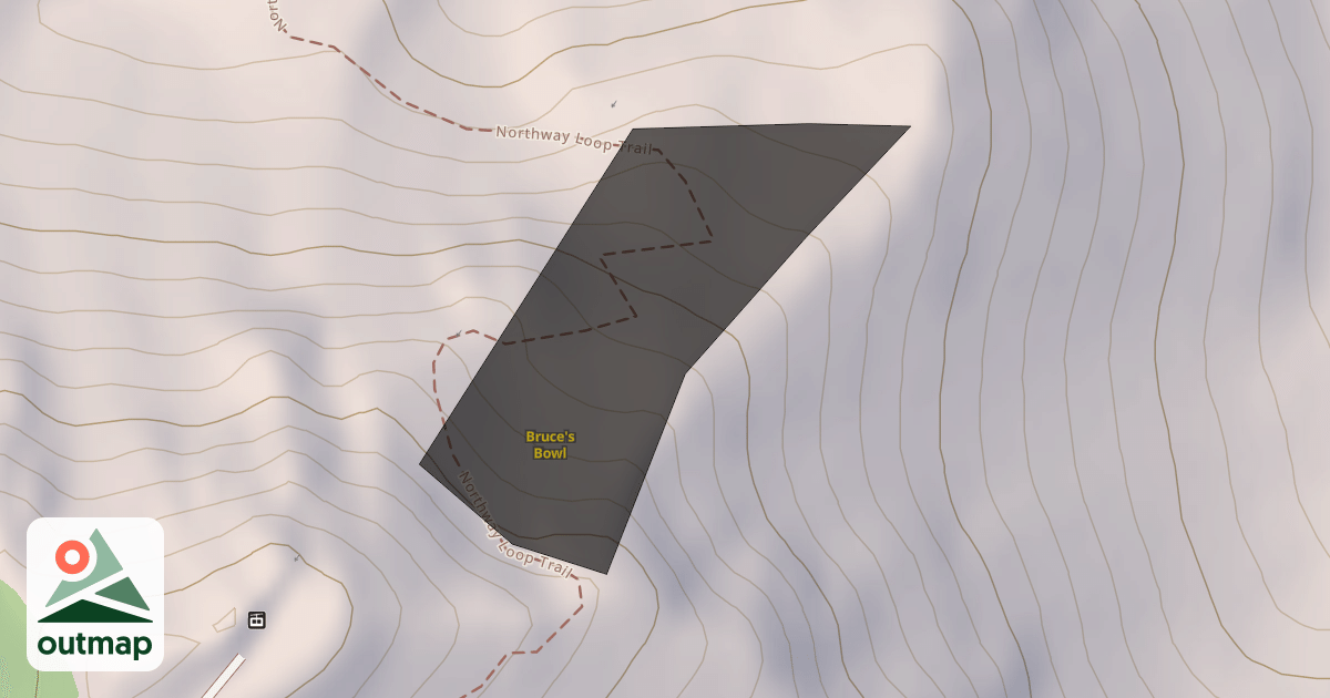 Map of Bruce's Bowl
