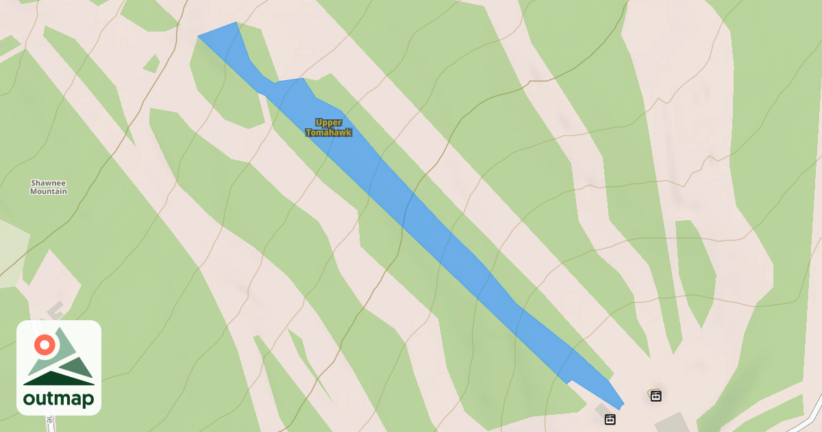 Map of Upper Tomahawk