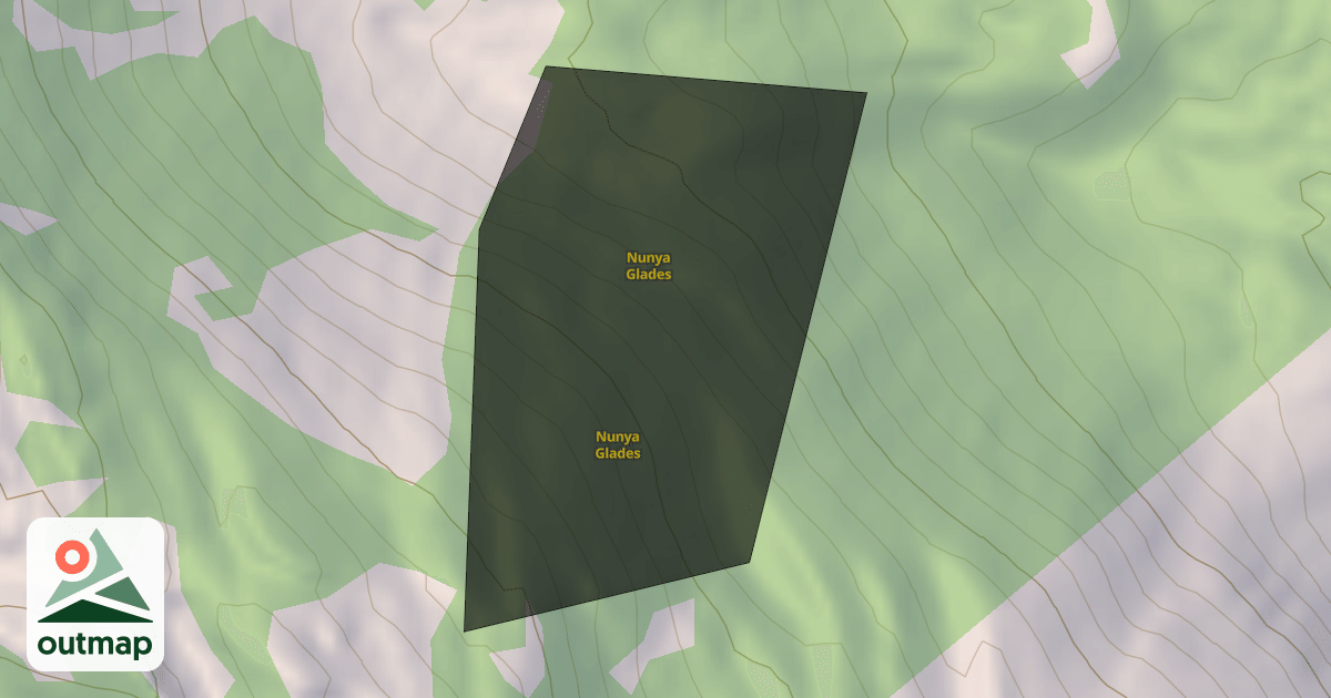 Map of Nunya Glades