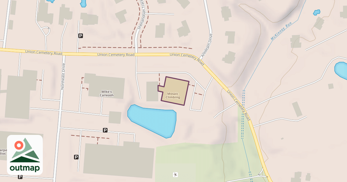 Map of Mosaic Climbing