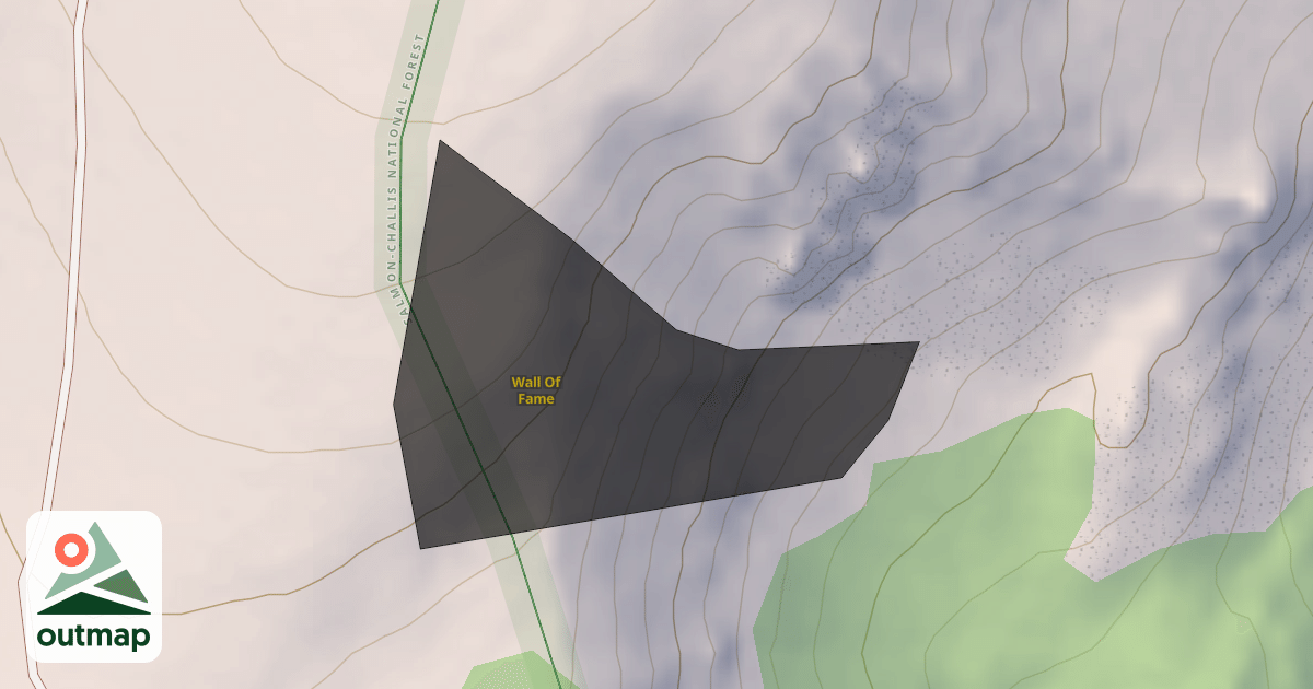 Map of Wall Of Fame in Ravalli