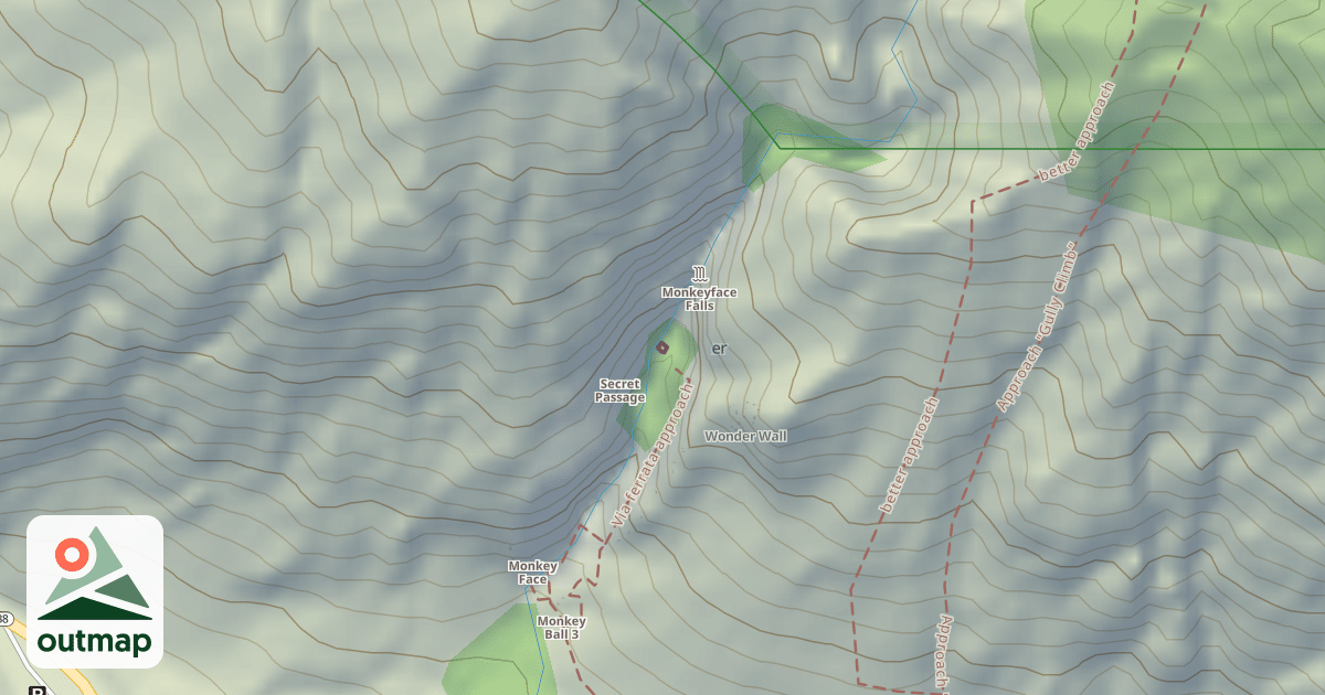 Map of Lion King Boulder