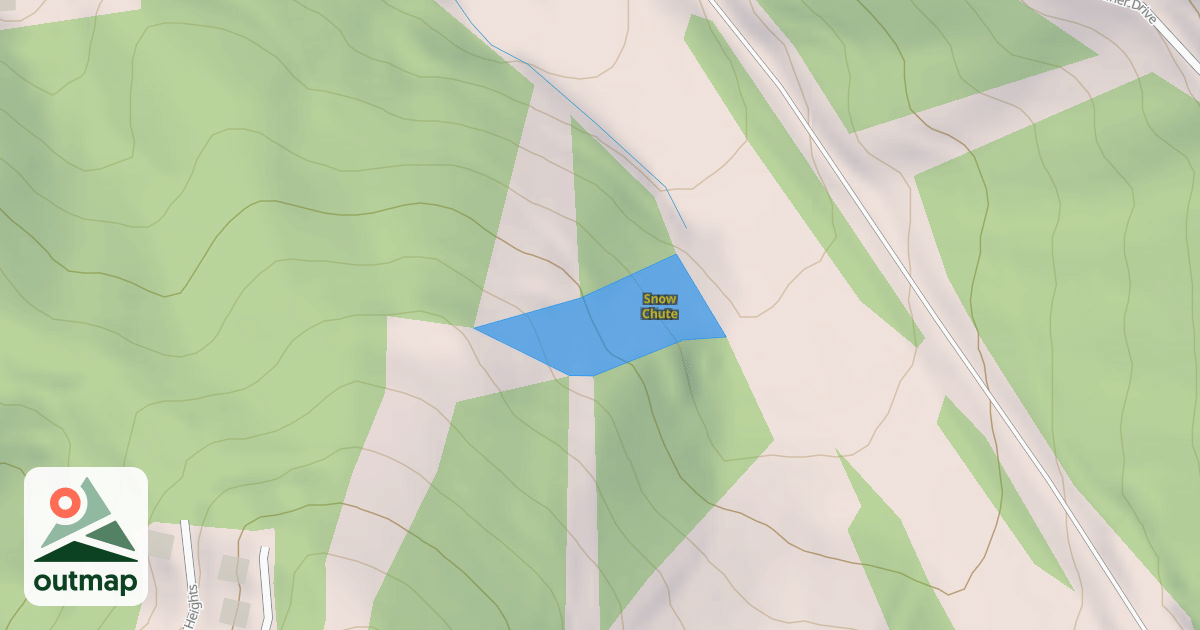 Map of Snow Chute
