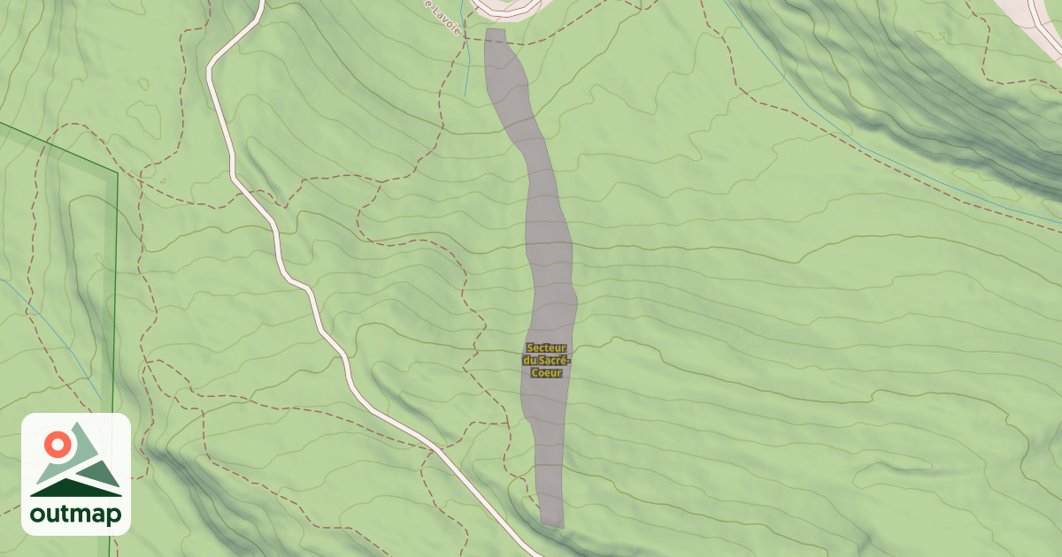 Map of Secteur du Sacré-Coeur