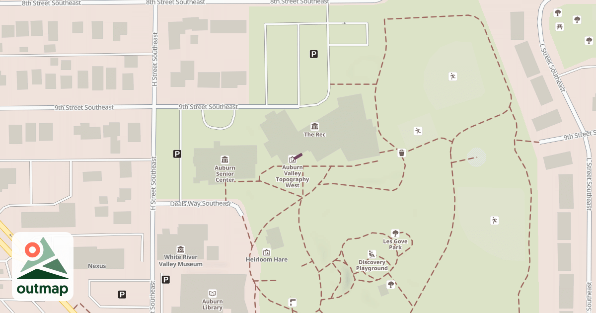 Map of Climbing Wall