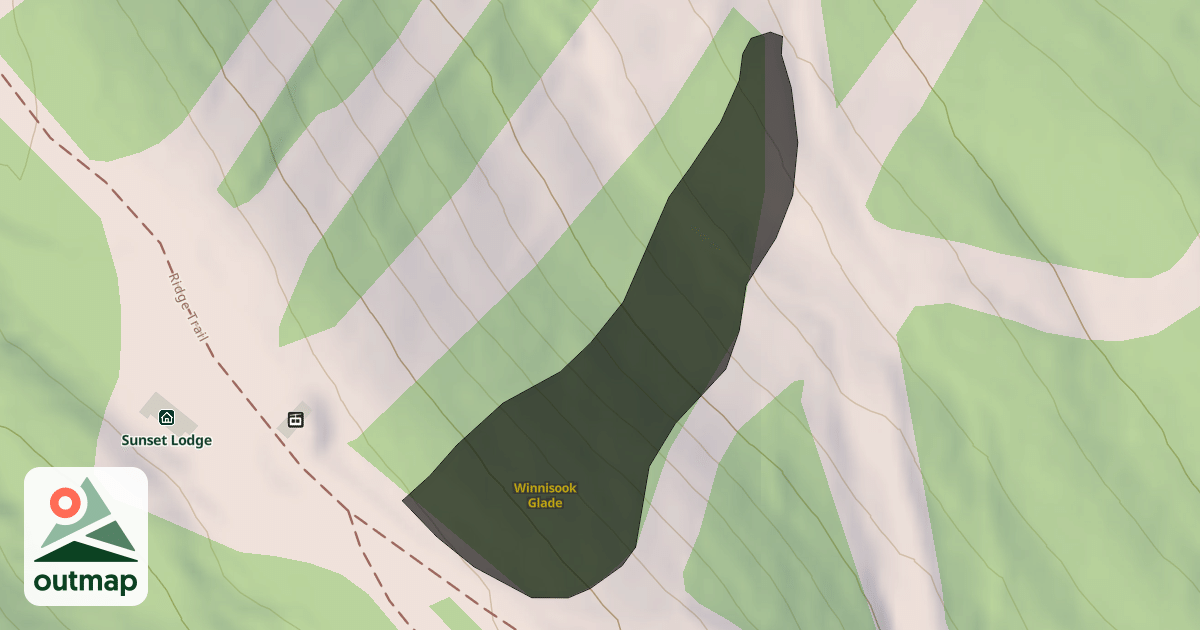 Map of Winnisook Glade