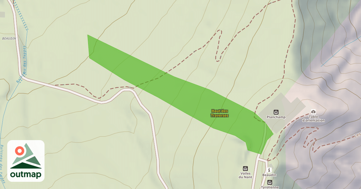 Map of Haut des Traverses