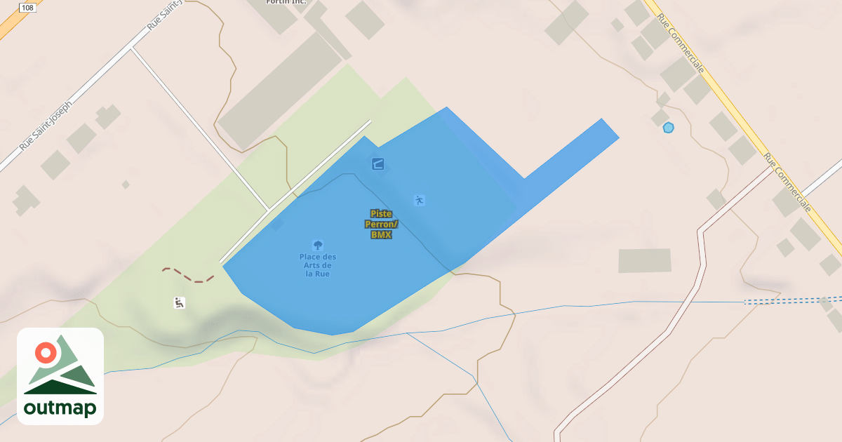 Map of Piste Perron/BMX