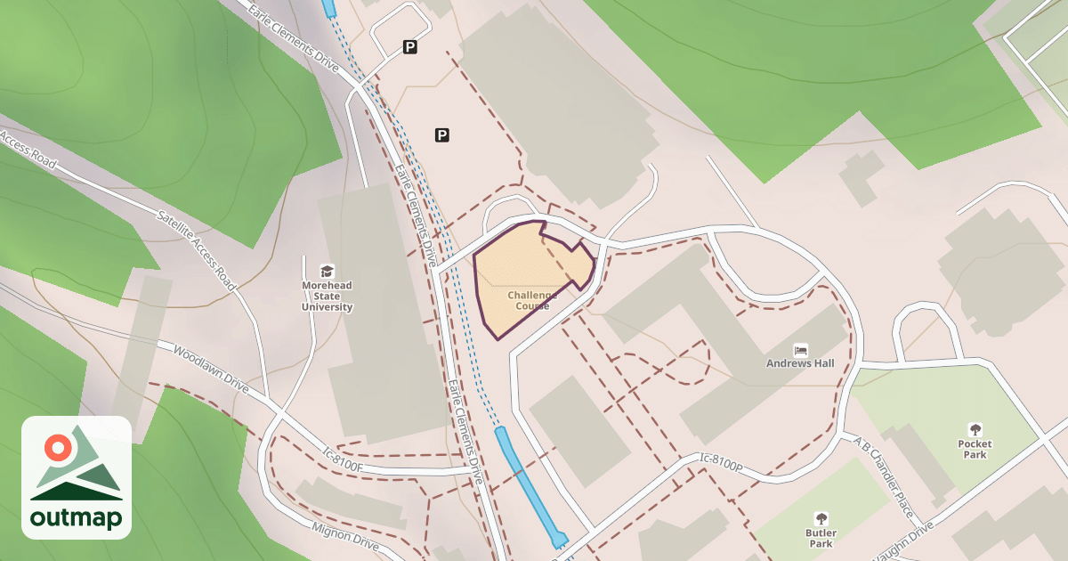 Map of Challenge Course