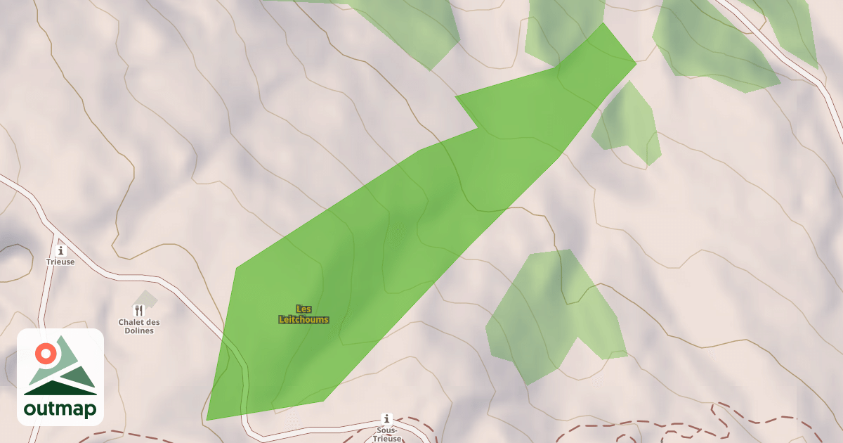 Map of Les Leitchoums