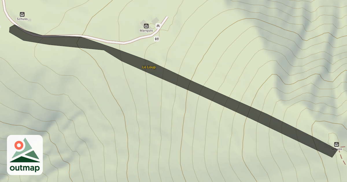 Map of Le Loup
