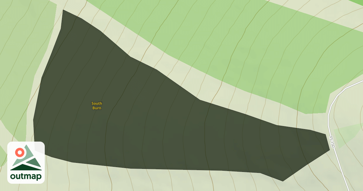 Map of South Burn
