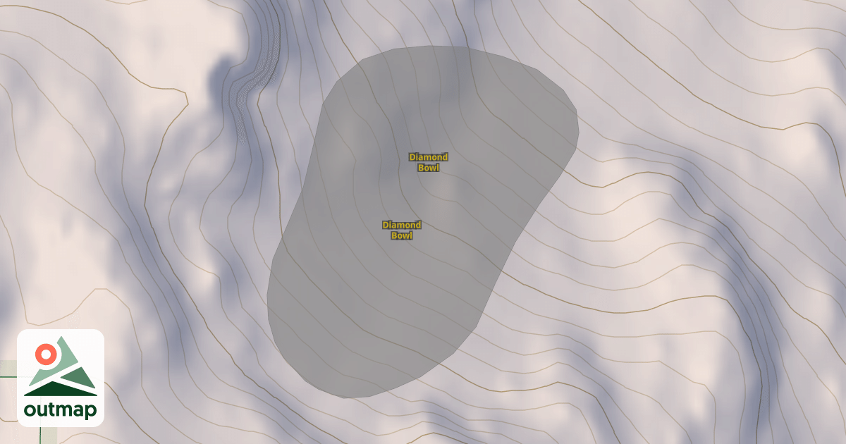 Map of Diamond Bowl