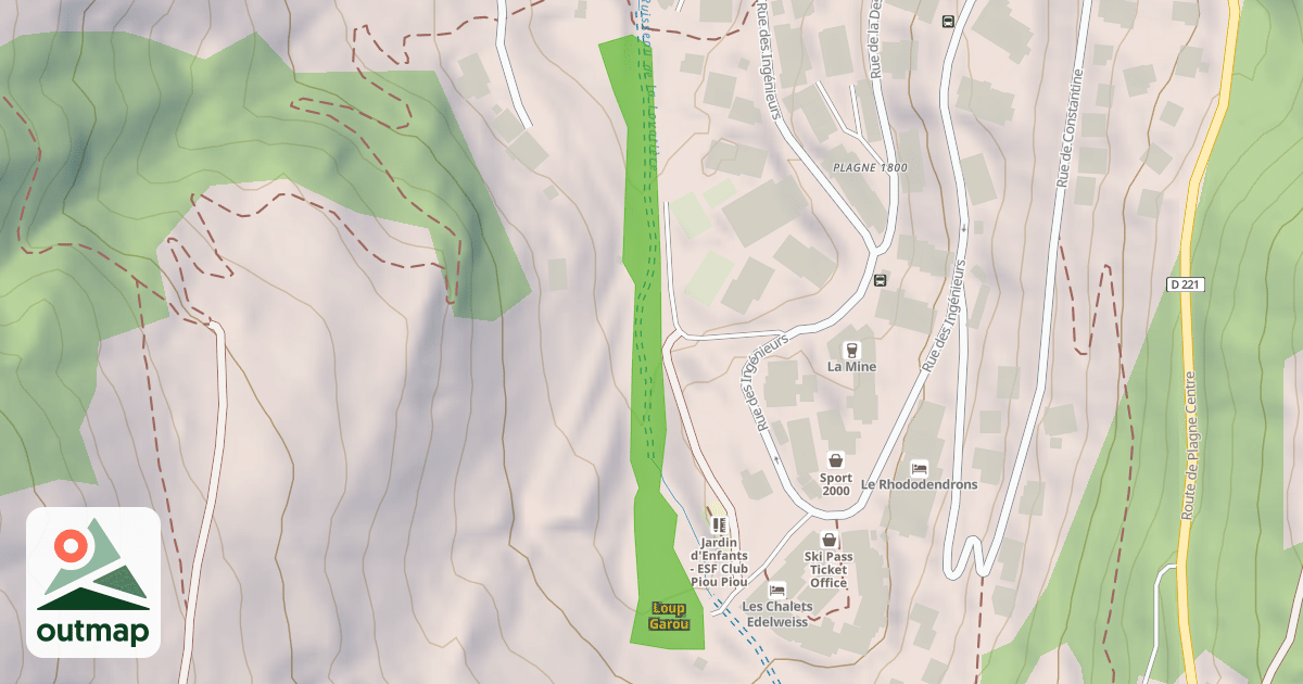 Map of Loup Garou