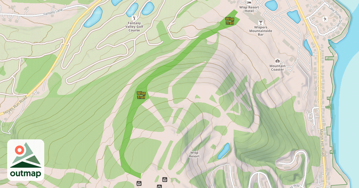 Map of Wisp Trail