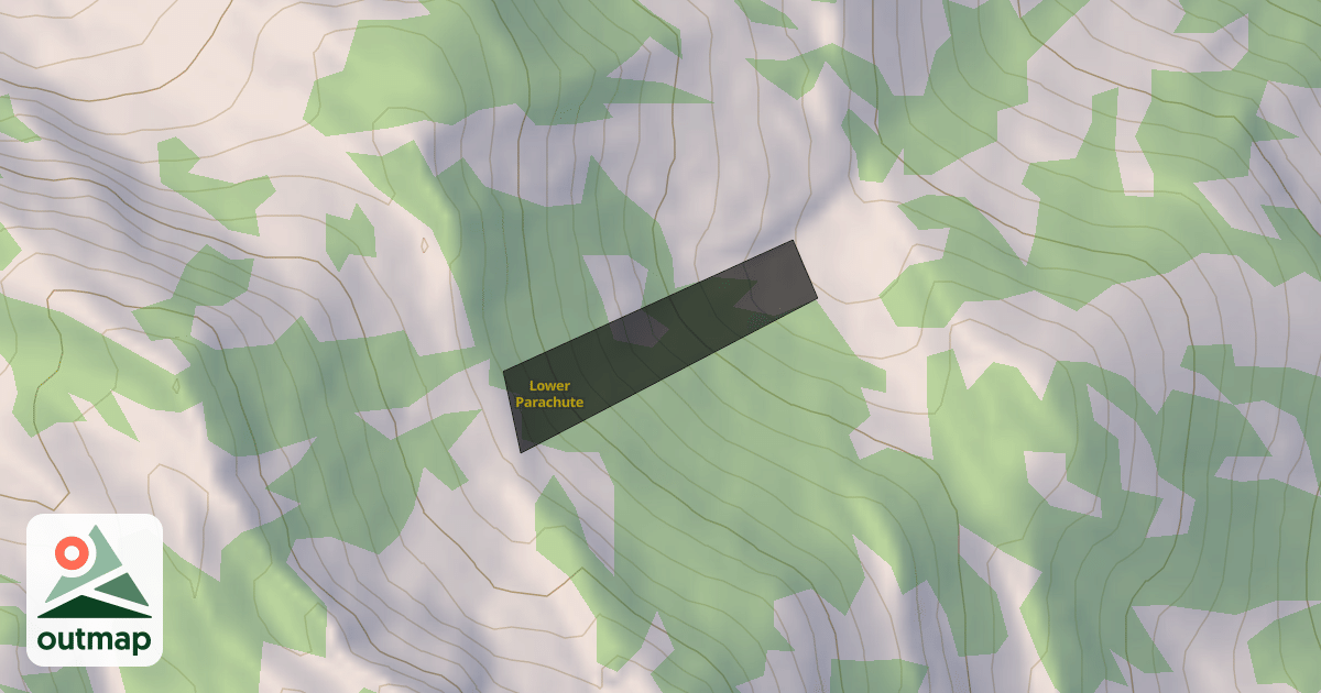 Map of Lower Parachute