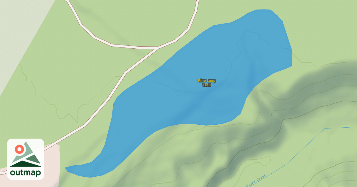 Map of Pine Loop Trail