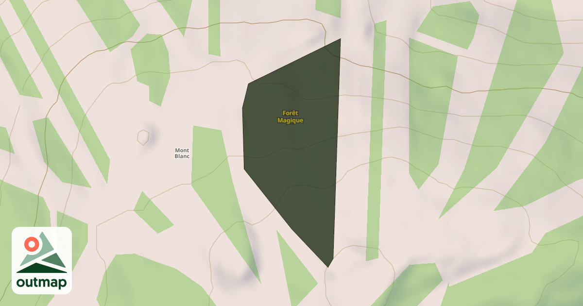 Map of Forêt Magique