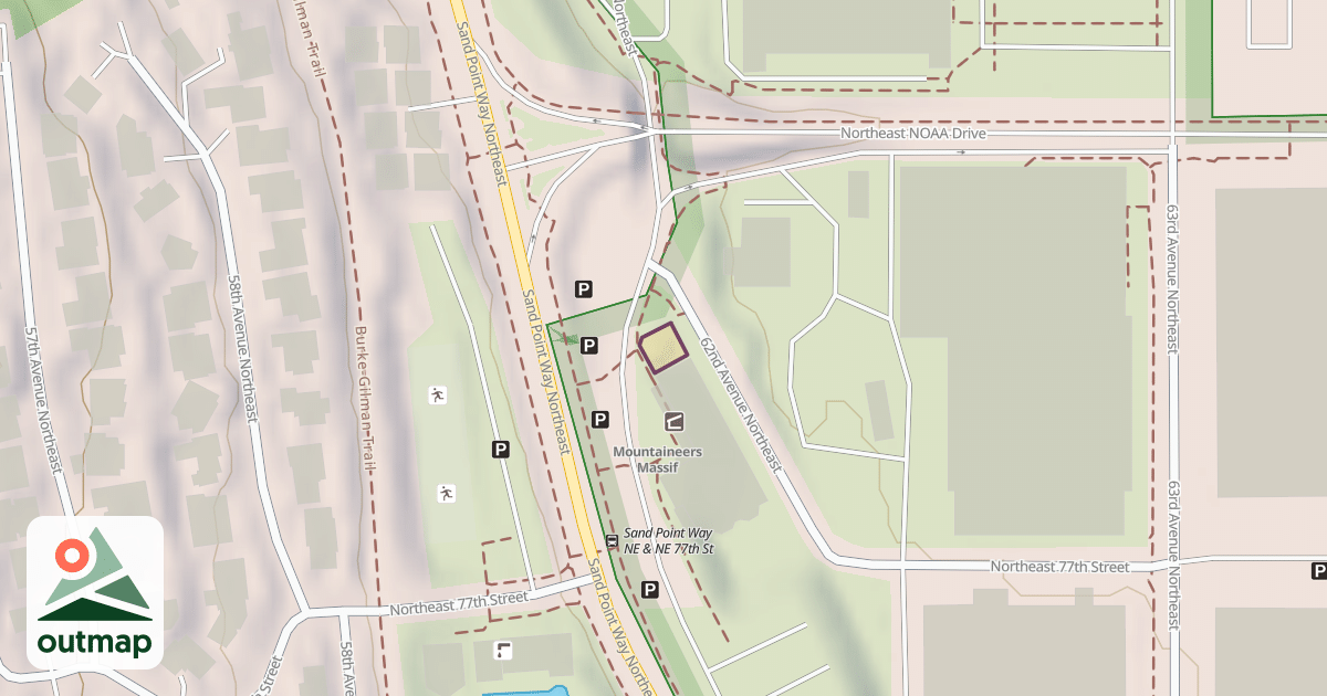 Map of Climbing Wall