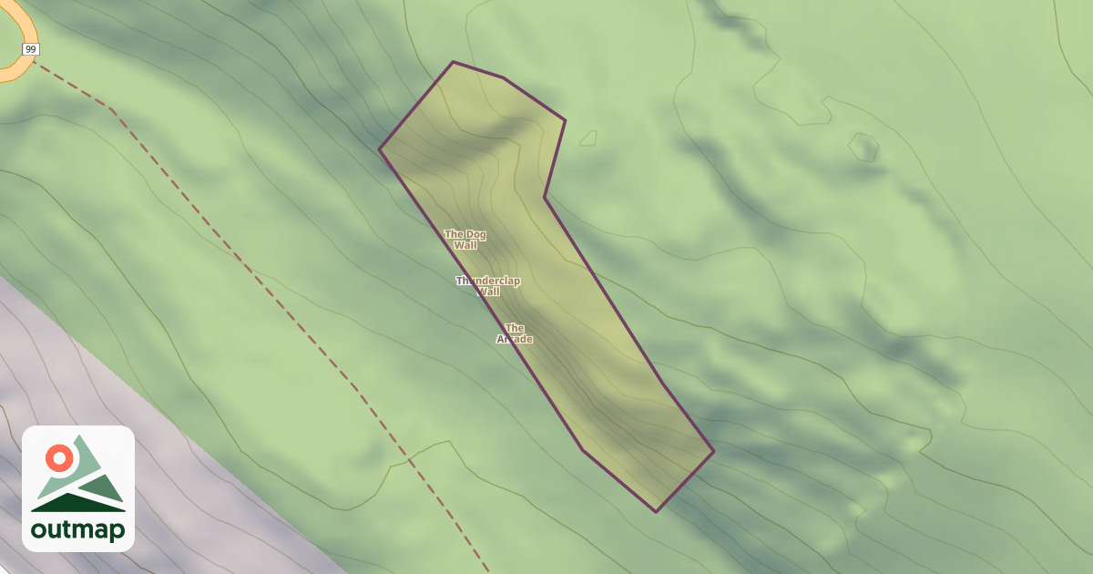 Map of Lillooet Edge