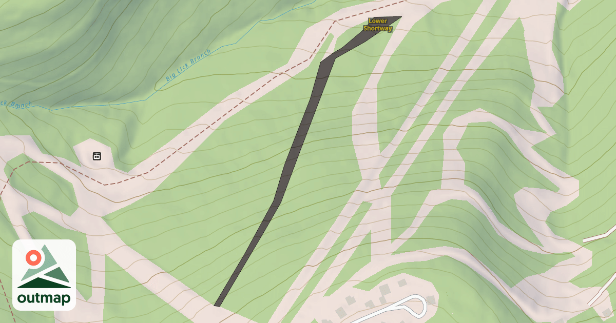 Map of Lower Shortway