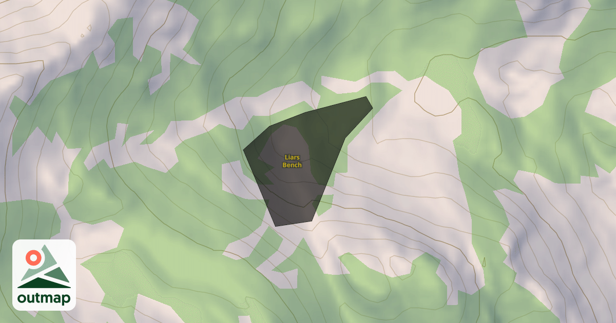 Map of Liars Bench