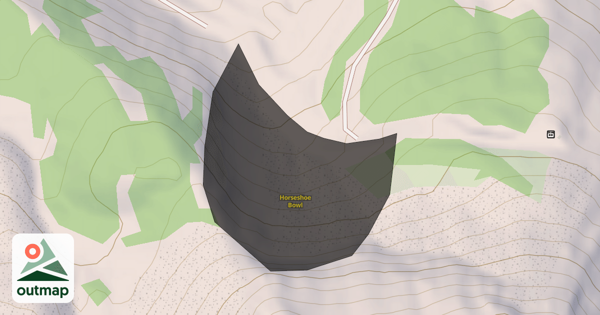 Map of Horseshoe Bowl