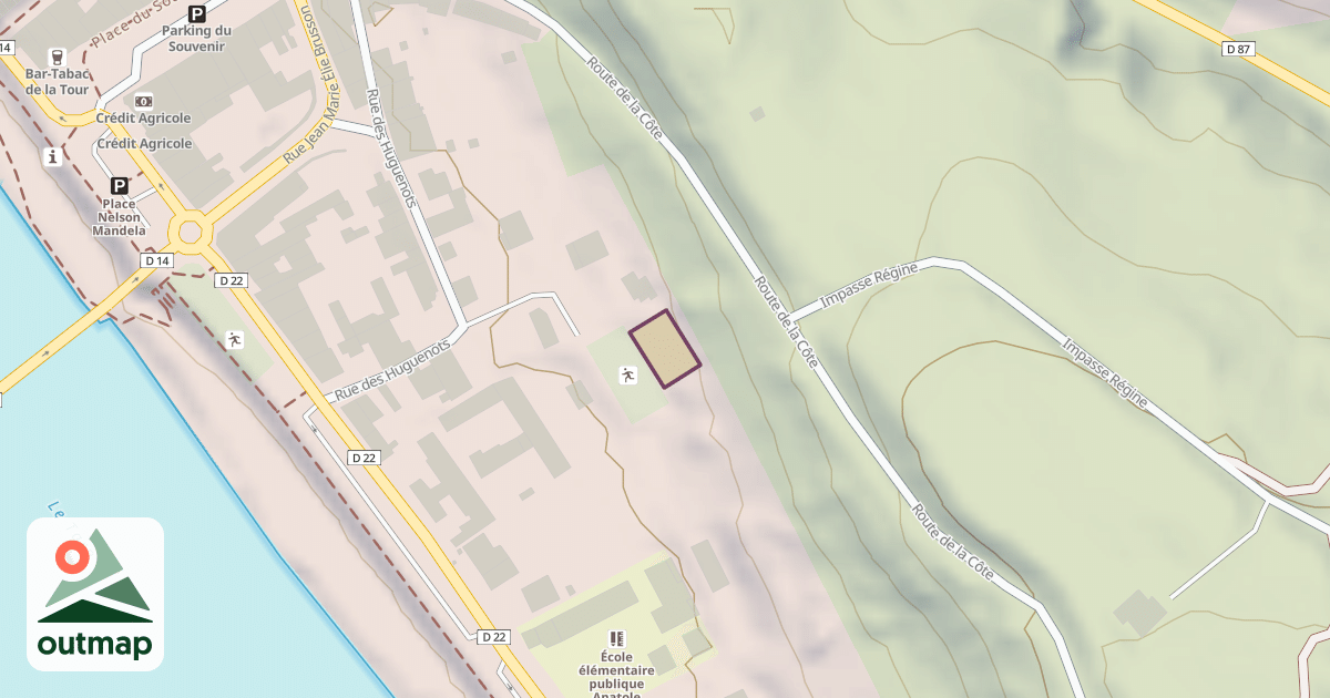 Map of Climbing Gym