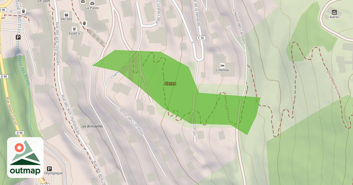 Map of Doron