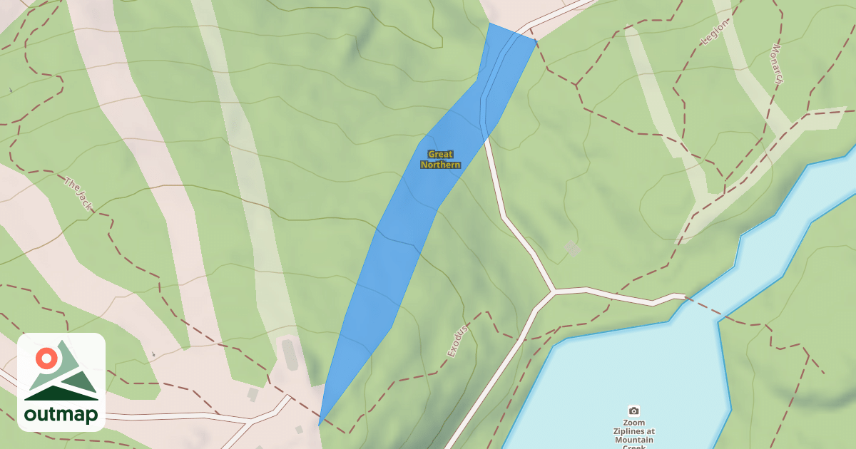 Map of Great Northern