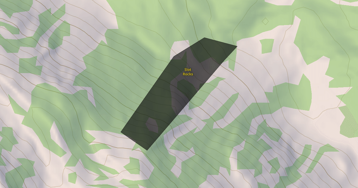 Map preview of Slot Rocks