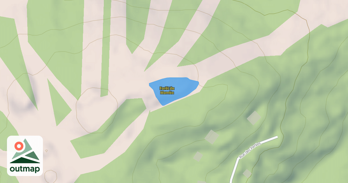 Map of Forêt de Mambo