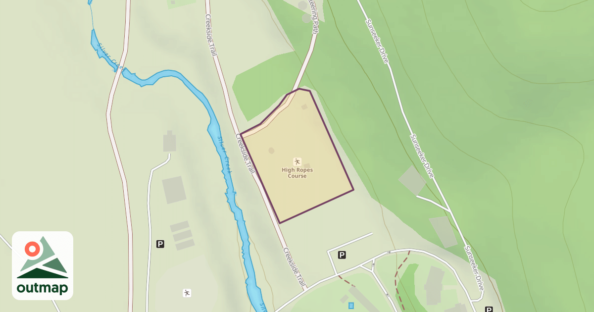 Map of High Ropes Course