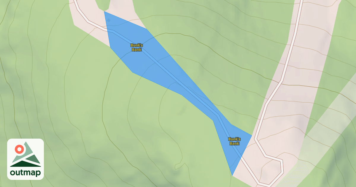 Map of Bunk's Bank