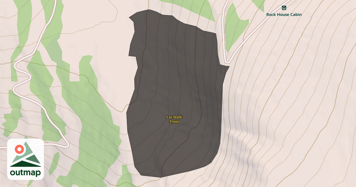 Map of Cat Walk Trees