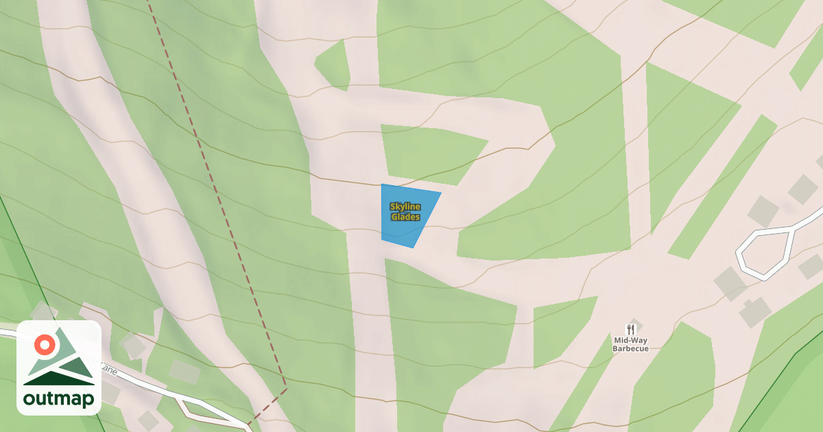 Map of Skyline Glades