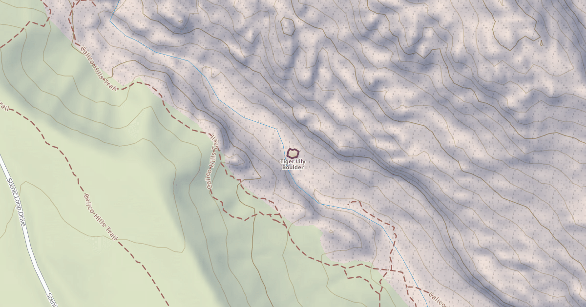 Map preview of Tiger Lily Boulder
