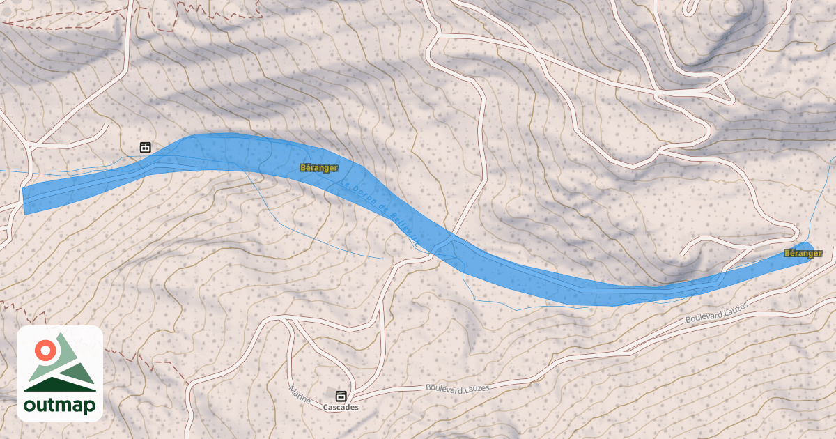 Map of Béranger