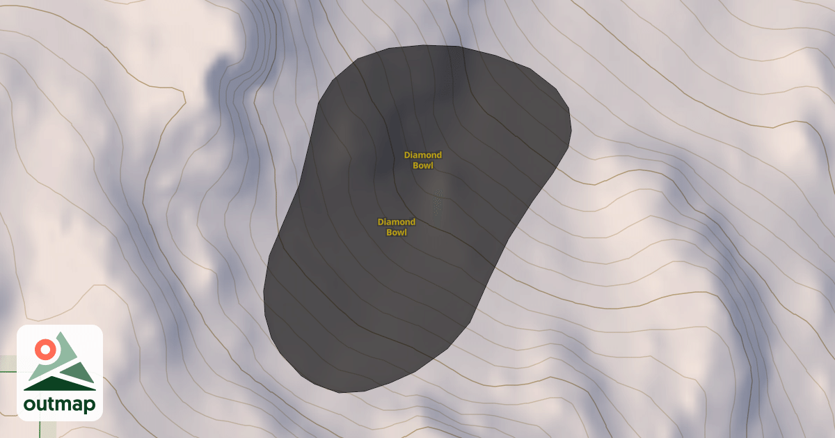 Map of Diamond Bowl