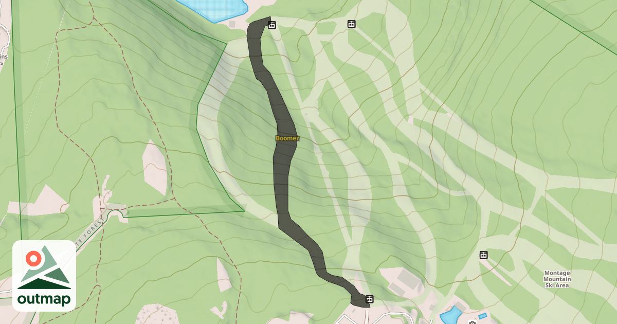 Map of Boomer