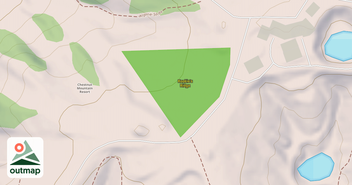 Map of Rookie's Ridge