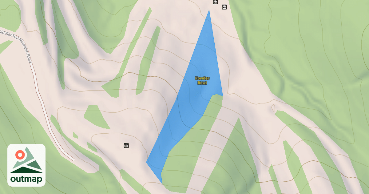 Map of Powder Bowl