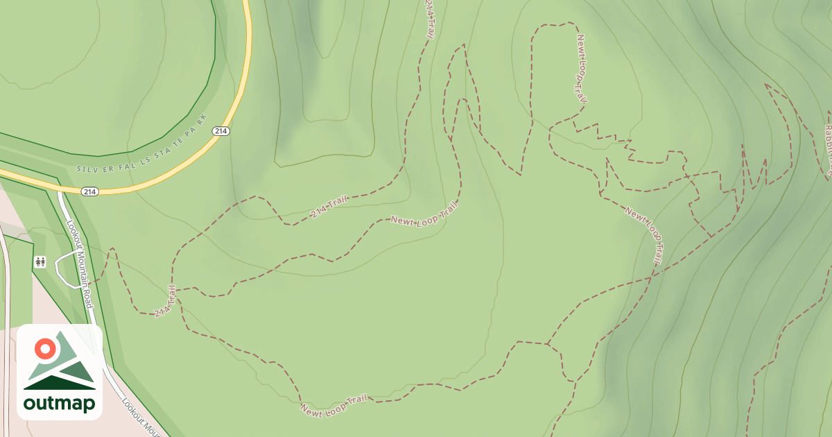 Map of Newt Loop Trail