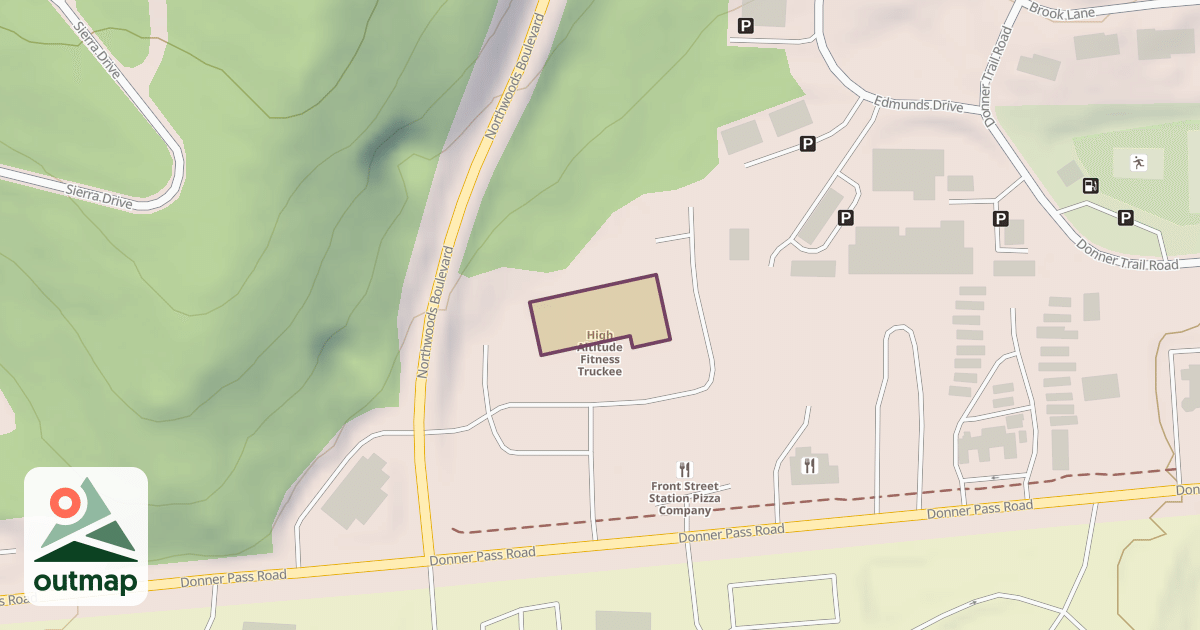 Map of High Altitude Fitness Truckee