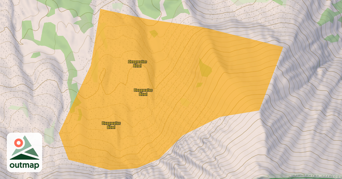 Map of Deepwater Bowl