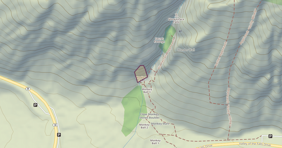 Map preview of Monkey Face