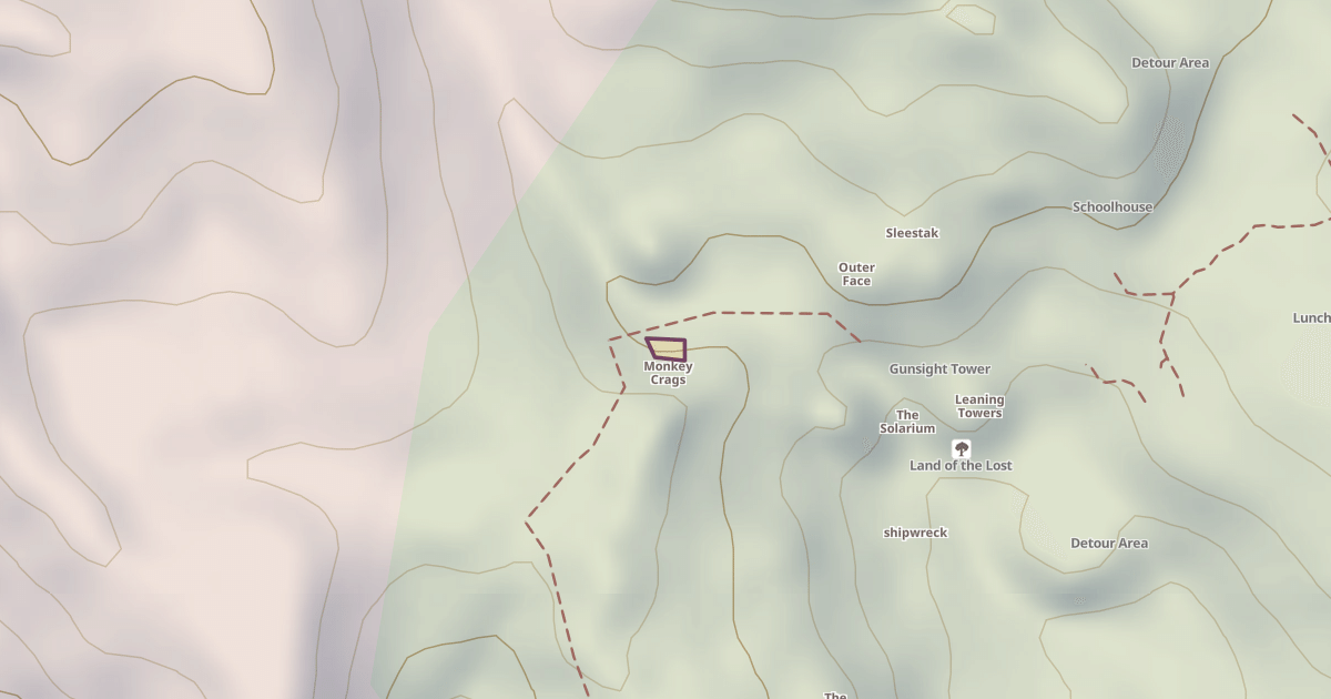 Map preview of Monkey Crags